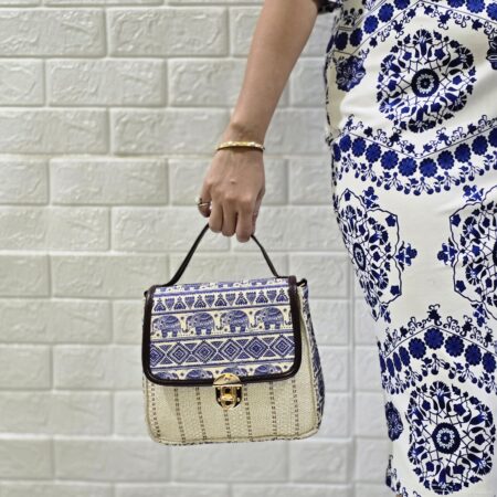 FR Indigo Elephant Mini Bag