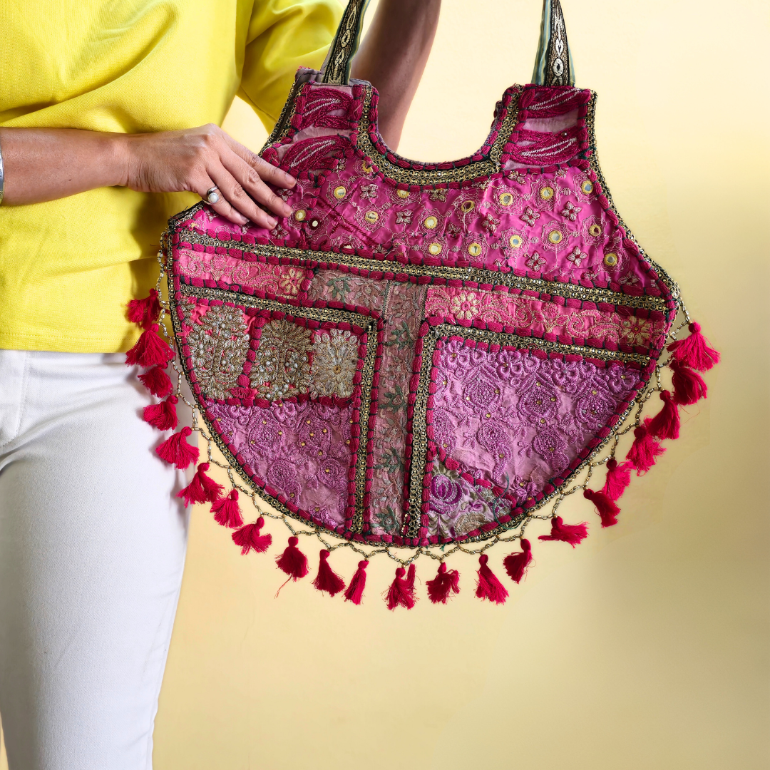 FR Fuchsia Hobo Bag - Image 2