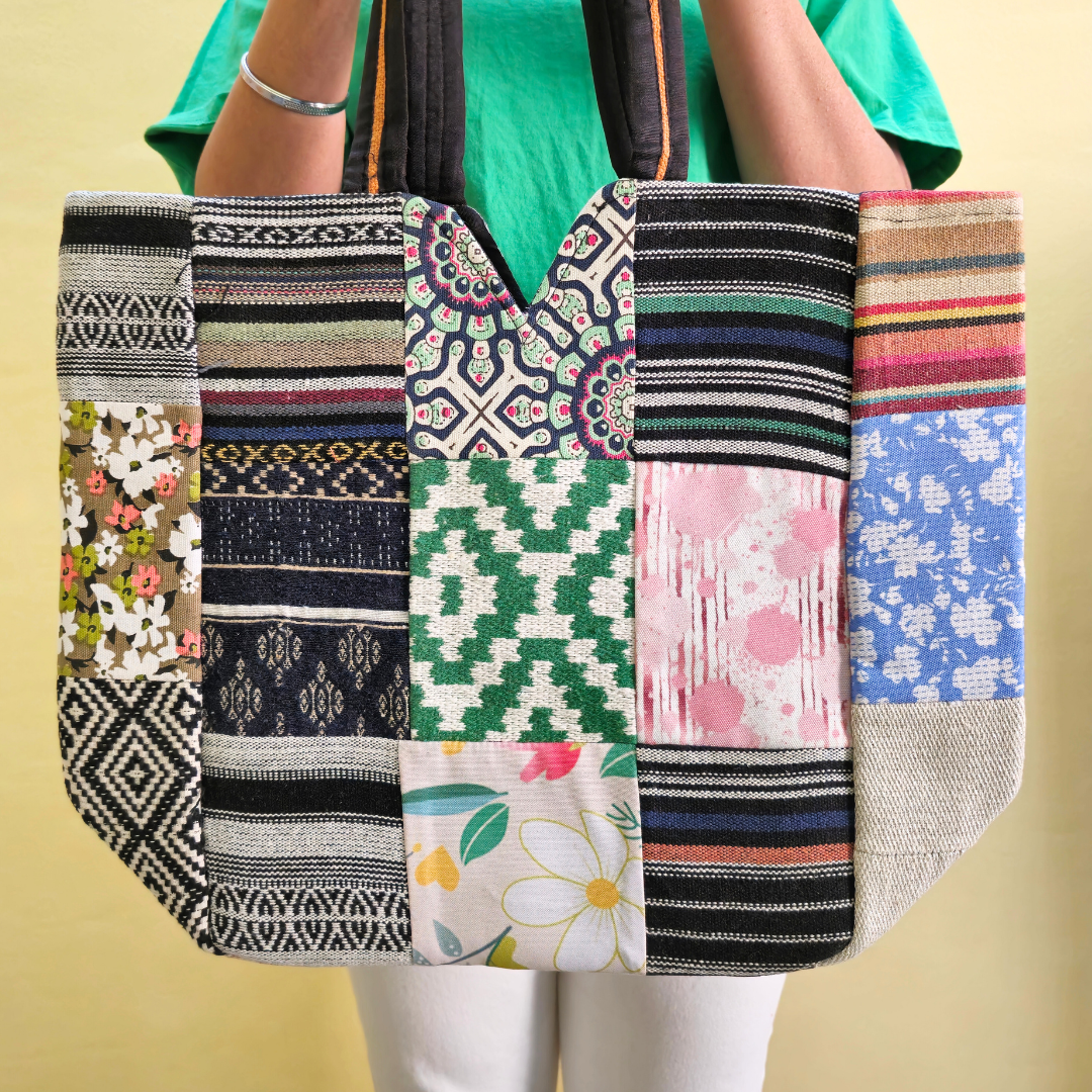 FR Patchwork Delight Tote - Image 3