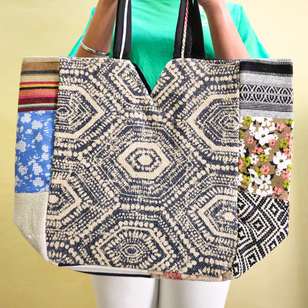 FR Patchwork Delight Tote - Image 2